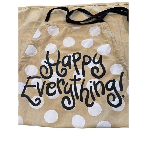 Happy Everything Apron Coton Colors Cotton 2 pocket polka dot everything! Apron - Picture 1 of 4
